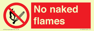 No naked flames